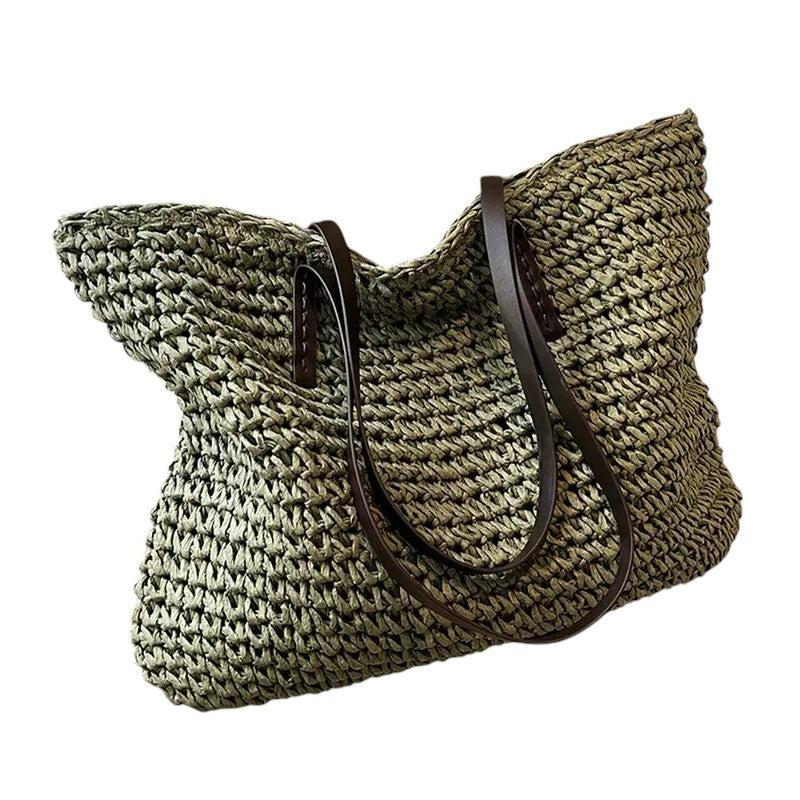 Zinnia | Women's Woven Beach Tote Bag