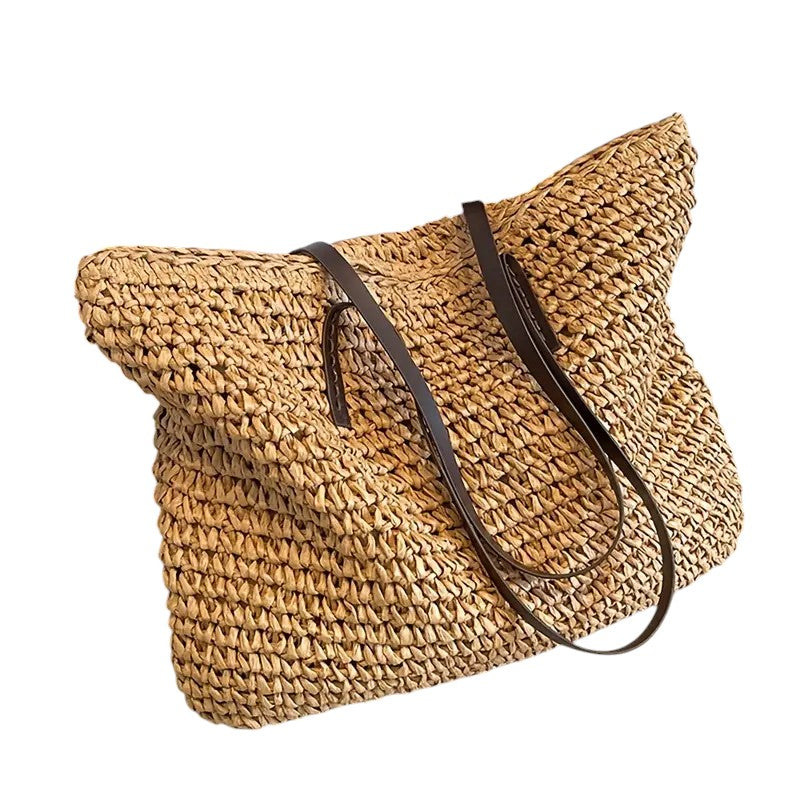 Zinnia | Women's Woven Beach Tote Bag