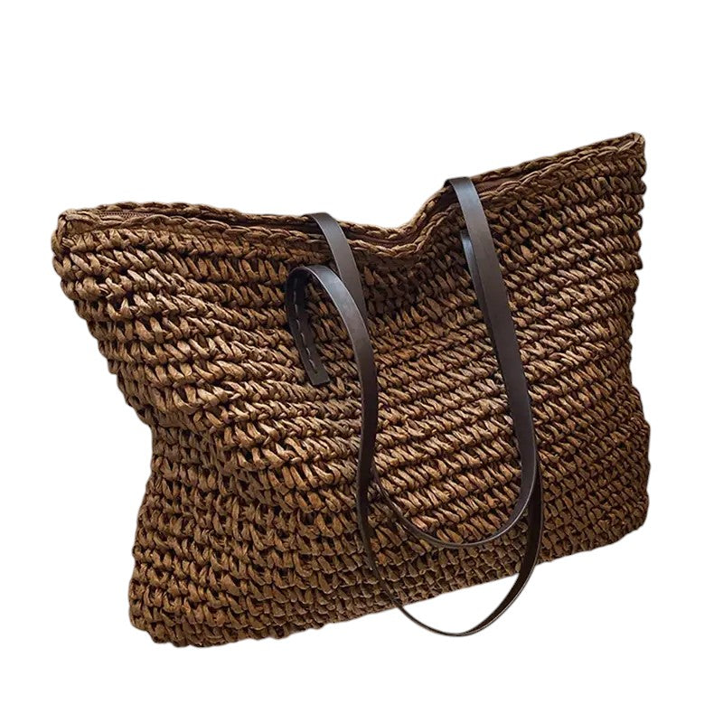 Zinnia | Women's Woven Beach Tote Bag